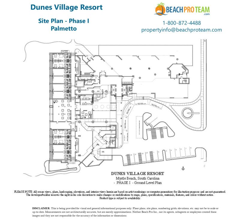 Dunes Village I Site Plan
